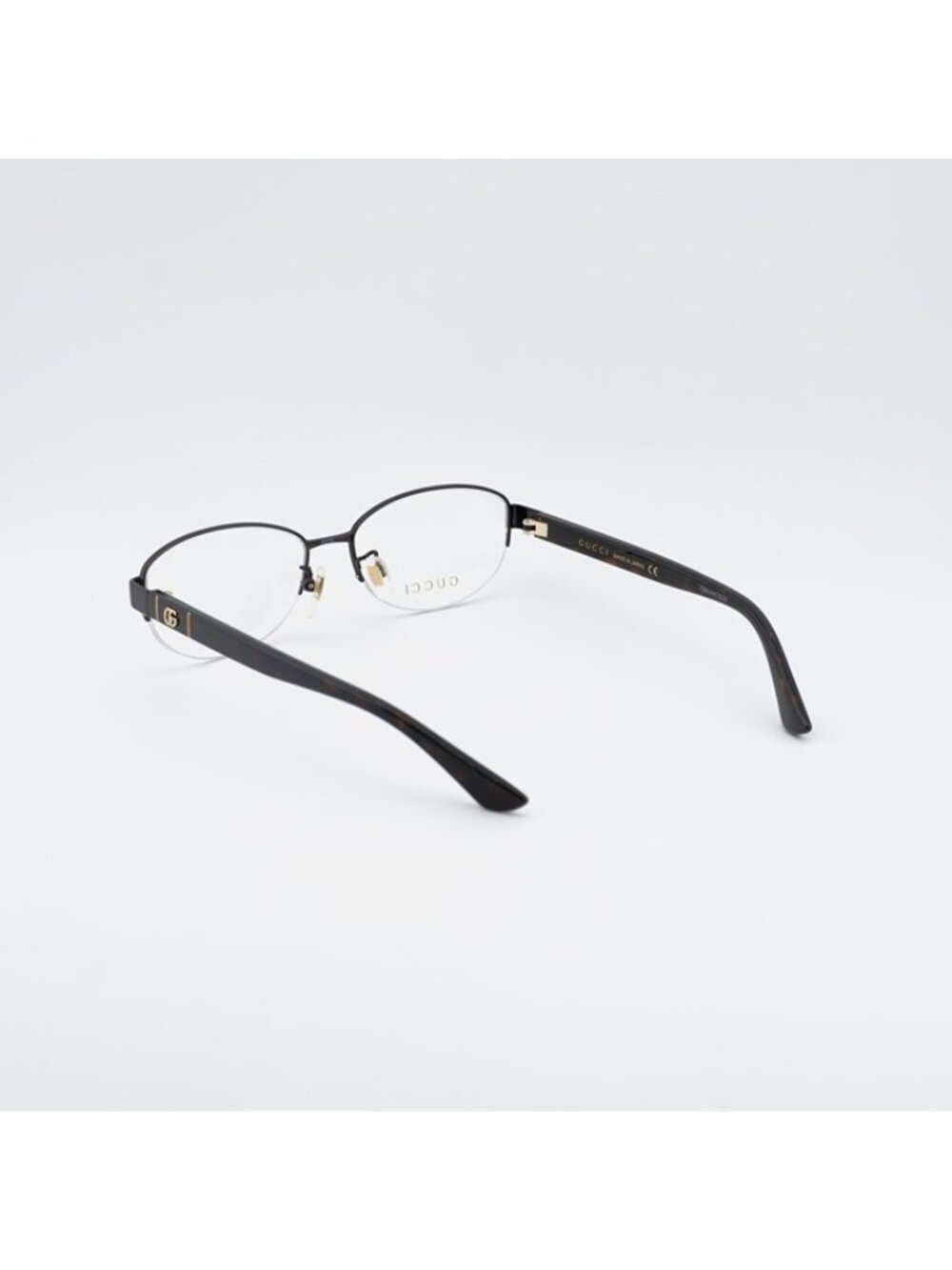 Gucci GG0859OJ 002 Eyeglasses Brown / Havana 53mm Oval Frame - Picture 4 of 11
